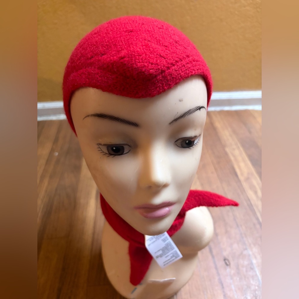 Free People Vibrant Red Headscarf